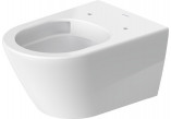 Miska toaletowa wisząca Duravit D-Neo Rimless, 54x37cm, bez rantu spłukującego, mocowanie Durafix, 4,5 l, UWL klasa 1, biała
