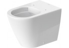 Miska toaletowa stojąca Duravit D-Neo Rimless, 58x37cm, odpływ poziomy, bez rantu spłukującego, 4,5 l, UWL klasa 1, biała