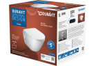 Zestaw miska toaletowa wisząca i deska wolnoopadająca Duravit D-Neo Compact Rimless, 48x37cm, bez rantu spłukującego, 4,5 l, UWL klasa 1, biała