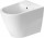 Bidet stojący przyścienny Duravit D-Neo, 58x37cm, z przelewem, otwór na baterię biały