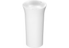 Umywalka wolnostojąca Duravit White Tulip, 500x900mm, okrągła, bez przelewu, podłączenie do ściany, biała