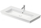 Umywalka wisząca/meblowa Duravit White Tulip, 105x49cm, z przelewem, otwór na baterię, biała