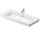 Umywalka wisząca/meblowa Duravit White Tulip, 105x49cm, z przelewem, otwór na baterię, biała