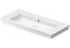 Umywalka wisząca/meblowa Duravit White Tulip, 105x49cm, przelew, bez otworu na baterię, biała