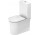 Miska do kompaktu WC Duravit White Tulip Rimless, 65x37cm, bez rantu spłukującego, 4,5 l, UWL klasa 1, biała
