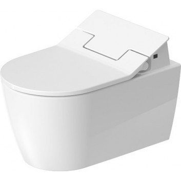 Miska toaletowa wisząca Duravit ME by Starck Rimless, 57x37cm, bez rantu spłukującego, mocowanie Durafix, HygieneFlush, powłoka HygieneGlaze, biała