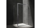 Prostokątna kabina prysznicowa Omnires Bronx, 120x90cm, drzwi przesuwne 2-częściowe, szkło transparentne, profil chrom