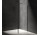 Kabina prysznicowa walk-in Omnires Marina, 110x30cm, ze ścianką boczną, szkło transparentne, profil czarny mat