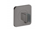 Uchwyt Porter Axor Citterio E 12x12, czarny chrom szczotkowany