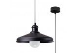 Lampa wisząca Sollux Ligthing Mare 1, 25cm, E27 1x60W, czarny