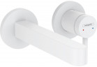 Bateria umywalkowa Hansgrohe Finoris, podtynkowa, 2-otworowa, wylewka 16,5cm, biały mat