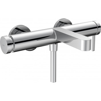 Bateria wannowa Hansgrohe Finoris, natynkowa, jednouchwytowa, 2 wyjścia wody, chrom