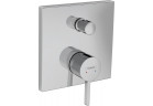 Bateria wannowa Hansgrohe Finoris, podtynkowa, jednouchwytowa, przełącznik ciśnieniowy, chrom