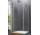 Drzwi skrzydłowe Huppe Design pure 4-kąt, 780x1900mm, uniwersalne, Anti-Plaque, profil srebrny mat