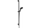 Zestaw prysznicowy Hansgrohe Pulsify Select 105 3jet Relexation, słuchawka z wężem i drążkiem 90cm, czarny mat
