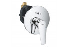 Bateria wannowa Grohe BauEdge, podtynkowa, jednouchwytowa, 2 wyjścia wody, z elementem podtynkowym, chrom