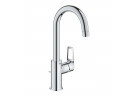 Bateria umywalkowa Grohe BauLoop, stojąca, wysokość 311mm, DN 15, rozmiar L, obracana wylewka, korek automatyczny, chrom