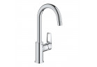 Bateria umywalkowa Grohe BauLoop, stojąca, wysokość 311mm, DN 15, rozmiar L, obracana wylewka, korek push-open, chrom