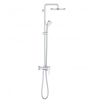 System prysznicowy Grohe Euphoria System 260, natynkowy, bateria jednouchwytowa, 2 wyjścia wody, chrom