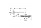 Deszczownica Grohe Tempesta 250, okrągła, 1 strumień, ramię ścienne 380mm, chrom