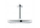 Deszczownica Grohe Tempesta 250 Cube, kwadratowa, 1 strumień, przepust stropowy 142mm, chrom/biały