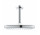Deszczownica Grohe Tempesta 250 Cube, kwadratowa, 1 strumień, przepust stropowy 142mm, chrom/biały