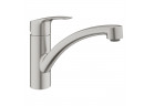 Bateria zlewozmywakowa Grohe Eurosmart, wysokość 180mm, DN 15, obracana wylewka 227mm, stal nierdzewna