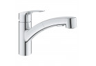 Bateria zlewozmywakowa Grohe Eurosmart, wysokość 181mm, DN 15, obracana i wyciągana wylewka 227mm, chrom