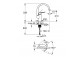 Bateria zlewozmywakowa Grohe Eurosmart, wysokość 180mm, DN 15, obracana wylewka 227mm, chrom