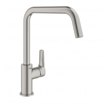 Bateria zlewozmywakowa Grohe Eurosmart, wysokość 339mm, DN 15, obracana wylewka 183mm, chrom