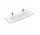 Umywalka meblowa Villeroy & Boch Subway 3.0, 130x47cm, bez przelewu, 2 otwory na armaturę, Weiss Alpin CeramicPlus