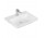 Umywalka meblowa Villeroy & Boch Subway 3.0, 60x47cm, bez przelewu, otwór na armaturę, Stone White CeramicPlus