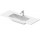 Umywalka meblowa Duravit ME by Starck, 1230x490mm, z przelewem, otwór na baterię, biała