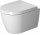 Miska wisząca WC Duravit ME by Starck Compact, 48x36cm, Rimless, bez rantu, mocowanie Durafix, kolor wnętrza biały, kolor zewnętrzny biały jedwabny, mat, powłoka WonderGliss
