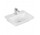 Umywalka wisząca Villeroy & Boch Subway 3.0, 55x44cm, bez przelewu, otwór na armaturę, Stone White CeramicPlus