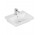 Umywalka wisząca/meblowa Villeroy & Boch Subway 3.0, 55x44cm, z przelewem, otwór na armaturę, Weiss Alpin CeramicPlus