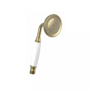 Słuchawka prysznicowa antical z ceramiczną rączką Tres-Clasic - mosiądz antyczny