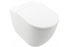 Miska stojąca WC Villeroy&Boch Subway 3.0, 60x37cm, bez kołnierza, TwistFlush, Weiss Alpin CeramicPlus