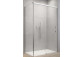 Front do kabiny prysznicowej Radaway Nes 8 Black KDS I 140,  drzwi prawe, szkło przejrzyste, 1400x2000mm, czarny profil