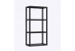 Stelaż podszafkowy Elita Look, 80cm, szklana półka, czarny