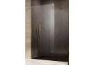 Kabina prysznicowa Walk-In Radaway Modo New Gold II 75, szkło przejrzyste, 75x200cm, profil złoty