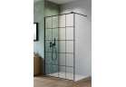Kabina prysznicowa walk-in Radaway Nes Black Walk-in II Factory 80, uniwersalna, 80x200cm, szkło przejrzyste, profil czarny