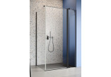 Drzwi prysznicowe Radaway Nes 8 Black KDJ II 80, prawe, 800x2000mm, szkło przejrzyste, profil czarny
