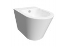 Bidet Omnires Tampa, 51x36cm, przelew, otwór na baterię, biały połysk