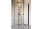 Ścianka boczna S3 80 Radaway Nes Black KDS I, przejrzysta, 800x2000mm, profil czarny