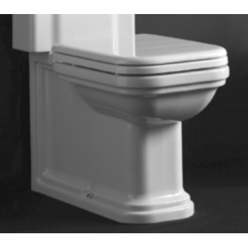 Miska do kompaktu WC Kerasan Waldorf, 68x40cm, biała