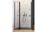 Drzwi prysznicowe do wnęki Radaway Nes Black DWJ II 80, lewe, 800x2000mm, szkło przejrzyste, profil czarny