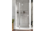Drzwi prysznicowe do wnęki Radaway Nes 8 DWJ II 80, lewe, 800x2000mm, szkło przejrzyste, profil chrom
