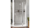 Drzwi prysznicowe do wnęki Radaway Nes 8 DWJ II 120, prawe, 1200x2000mm, szkło przejrzyste, profil chrom