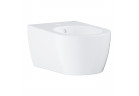 Bidet wiszący Grohe Essence, 54x35,5cm, z przelewem, PureGuard, biel alpejska